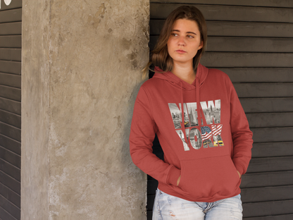 New York Red Hoodie - Unisex