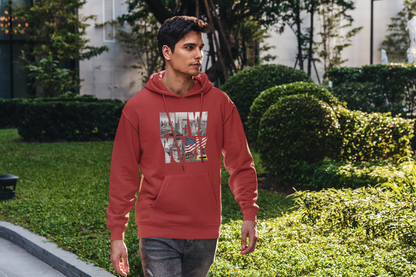 New York Red Hoodie - Unisex
