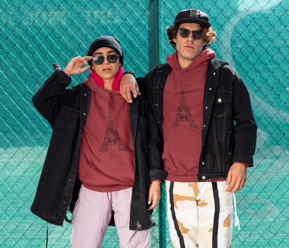Paris Eiffel Tower Hoodie - Unisex