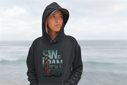San Fran Cisco Black Hoodie - Unisex